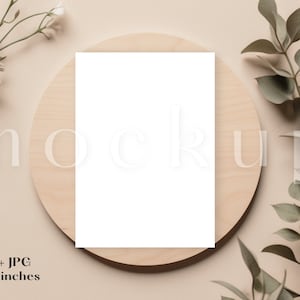 15x20 Einladung Mockup | Grußkarte Mockup | Hochzeit einladen Mockup | Geburtstags Karte Mockup