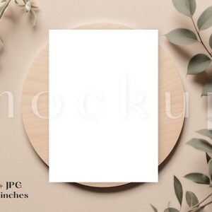 5 x 7 Invitation Mockup | Greeting Card Mockup | Wedding Invite Mockup | Birthday Card Mockup