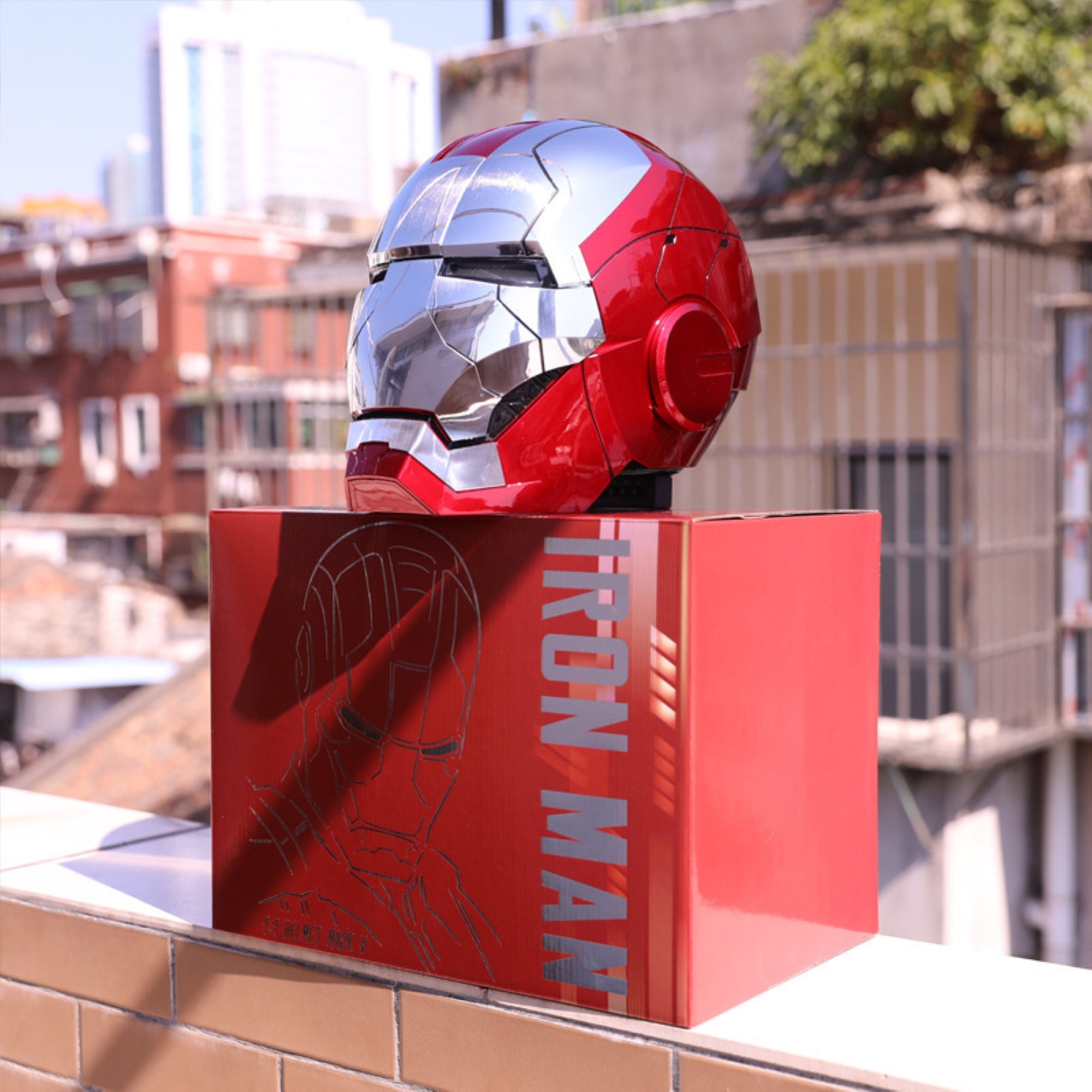 MK5 Iron Man Helmet Electric Multipiece Opening and Closing Etsy