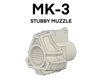 Dart Zone MK-3 - Stubby Muzzle