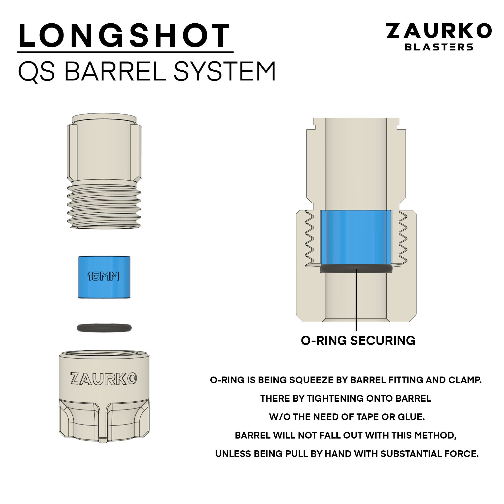 X-shot - Longshot - Quick Swap Barrel System - Etsy