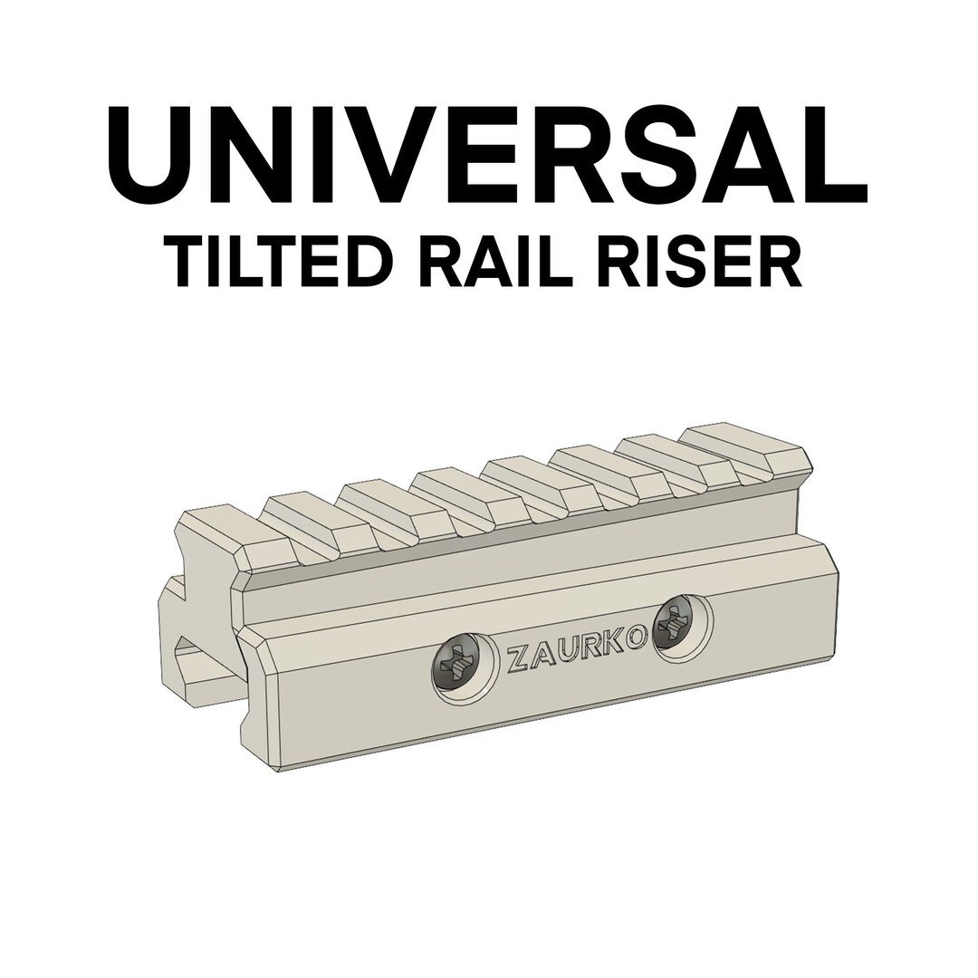 Universal Tilted Rail Riser - Etsy