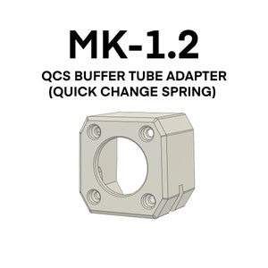 Dart Zone MK-1.2 - QCS Buffer Tube Adapter (Quick Change Spring)
