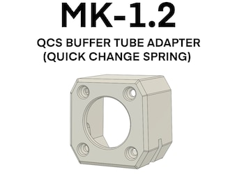 Dart Zone MK-1.2 - QCS Buffer Tube Adapter (Quick Change Spring)