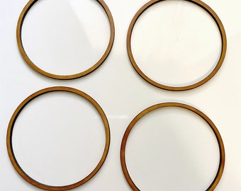 Ring cutouts for scrapbooking, ornaments, or decoration
