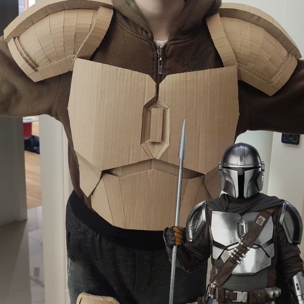 Armure Mandalorian Beskar, Modèles en carton, Facile à faire soi-même en bricolage