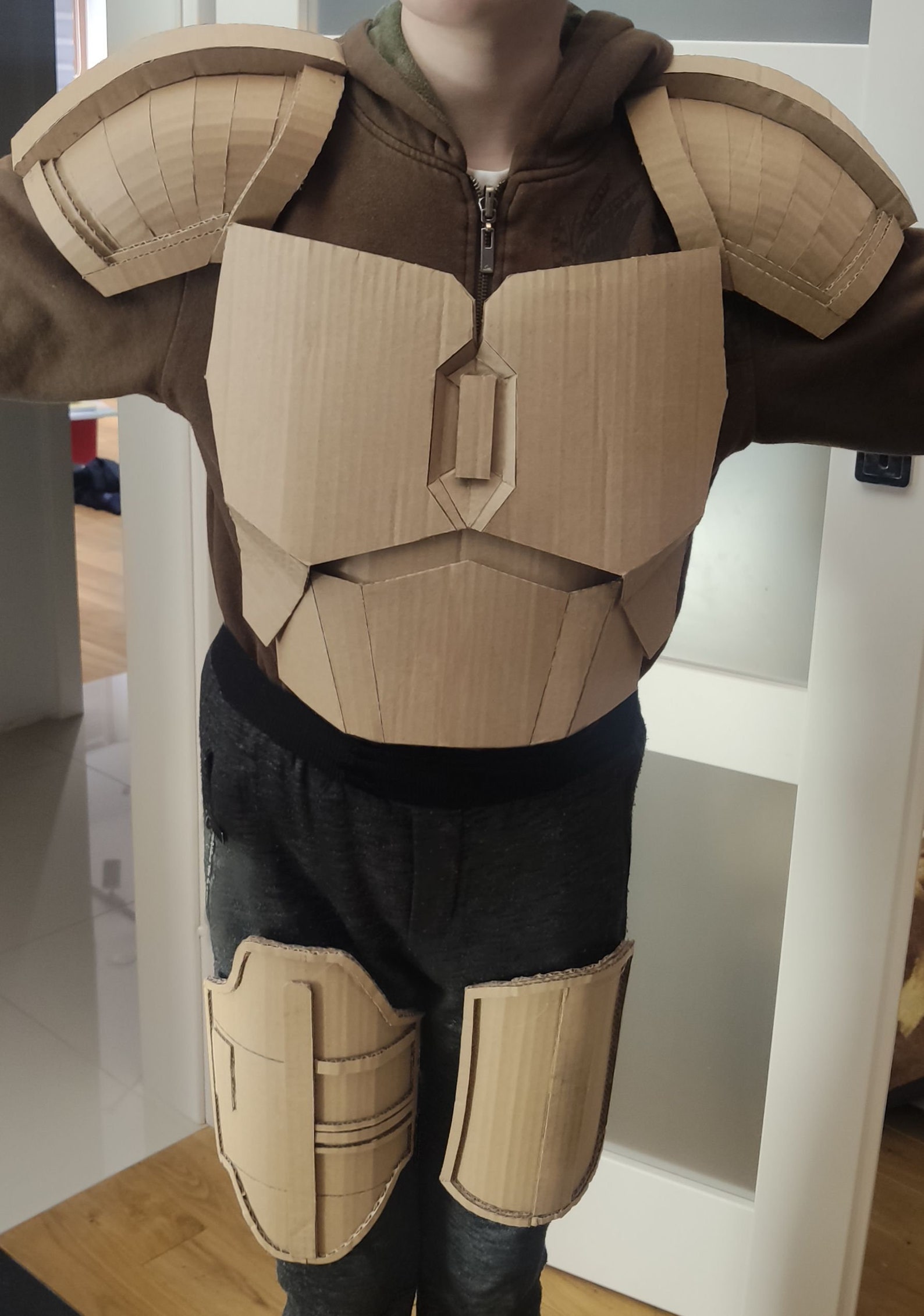 Mandalorian Beskar Armor Cardboard Templates Easy to Home Etsy