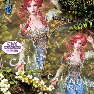 Wall Calendar 2026 | Fantasy Art by Cris Ortega