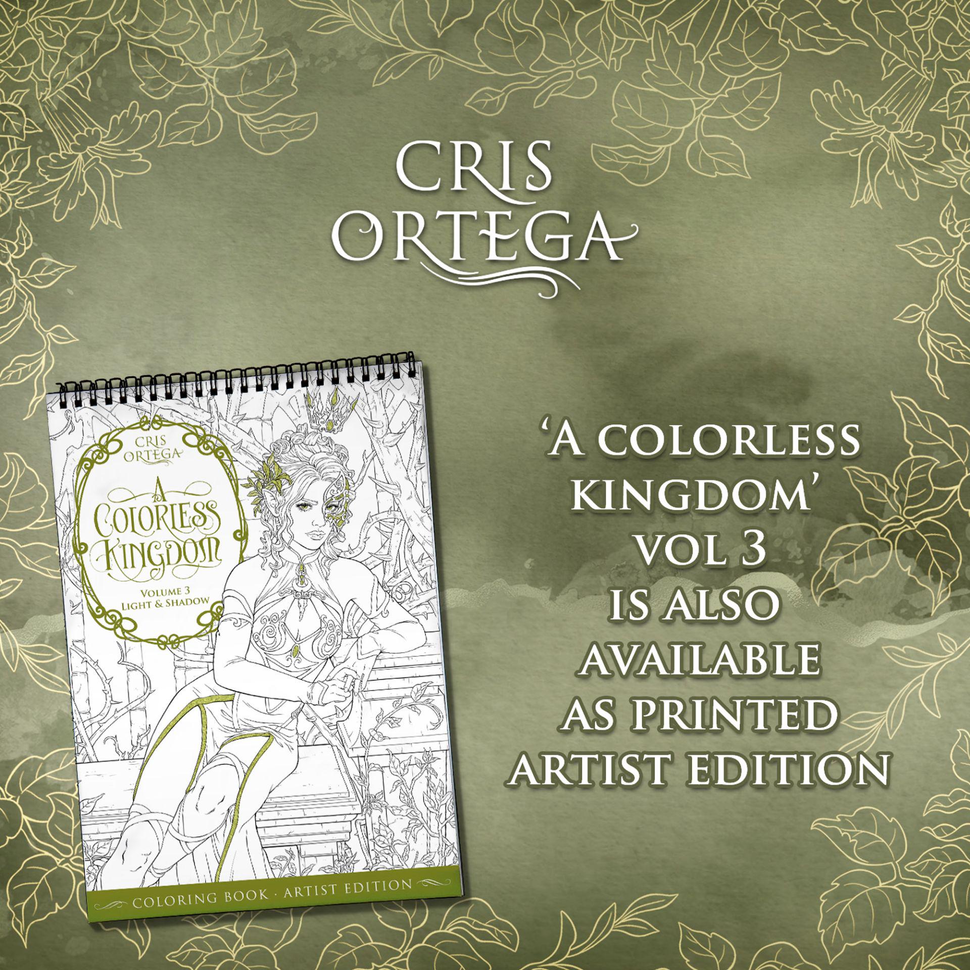 Fantasy Coloring Book | A Colorless Kingdom Vol 3 | 30 Detailed Hand ...
