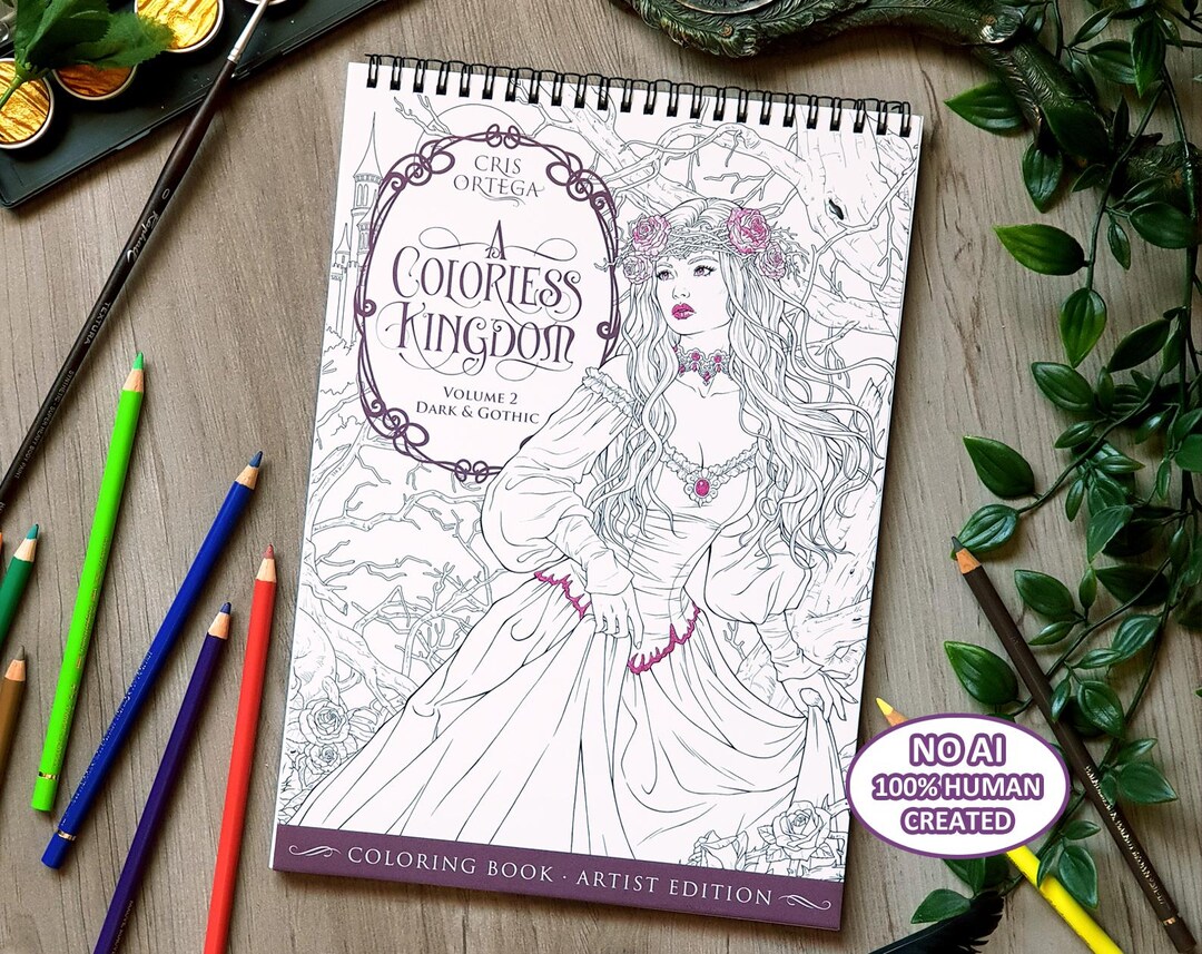 Coloring Book Artist Edition | A Colorless Kingdom Vol 2 - Dark ...