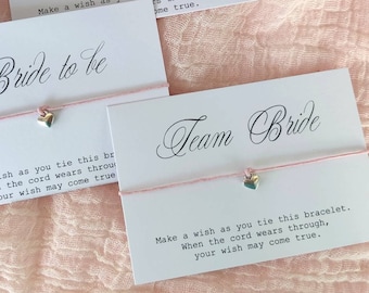 Hen Party, Hen do, team bride wedding hen party charm bracelet, bridesmaid bridal shower proposal bracelet bridesmaid bride to be TB.05