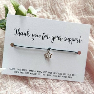 Danke Geschenk, Andenken, Danke Wunsch Armband, Bettelarmband Silber, Dankbarkeit, gut gemacht Geschenk für Sie, Ihn, Schüler, Weihnachten
