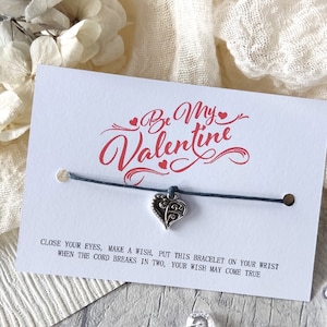 Valentinstag Geschenk Wunsch Armband - Geschenk für Frau, Mann, Freundin, Freund Verlobte. Ich liebe Dich Eichel Charm Armband, Mutter nach Dir