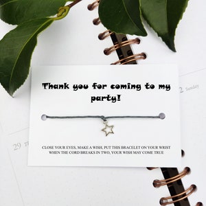 Vielen Dank für Ihren Besuch zu meinem Armband, Party Taschenfüller, Bettelarmband, Geburtstagswunsch Armband, personalisiertes Freundschaftsarmband