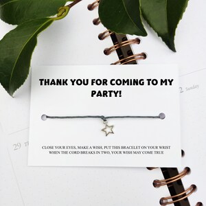 Vielen Dank für Ihren Besuch zu meinem Armband, Party Taschenfüller, Bettelarmband, Geburtstagswunsch Armband, personalisiertes Freundschaftsarmband