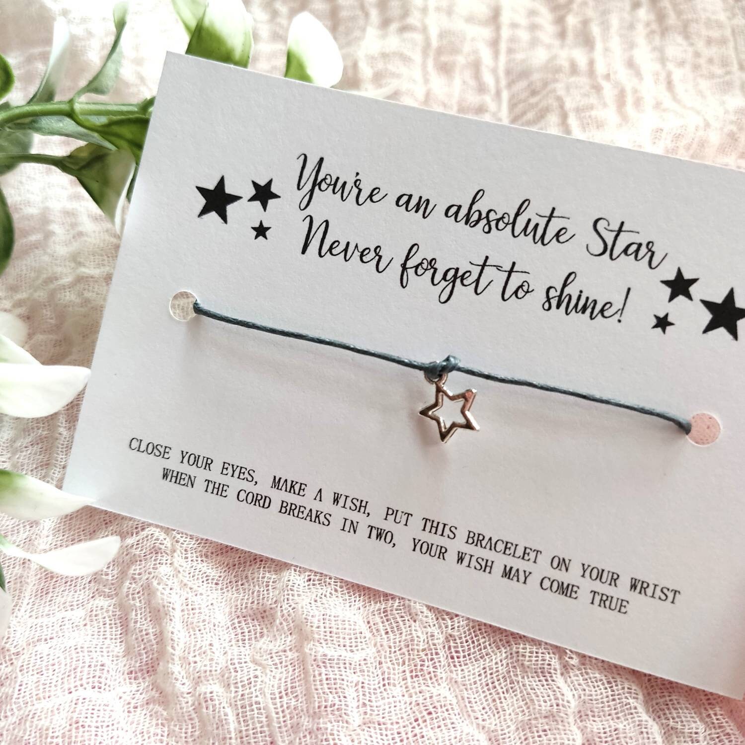 School Leavers Wish Bracelet, Class of 2026 Form Gift, End of School ...