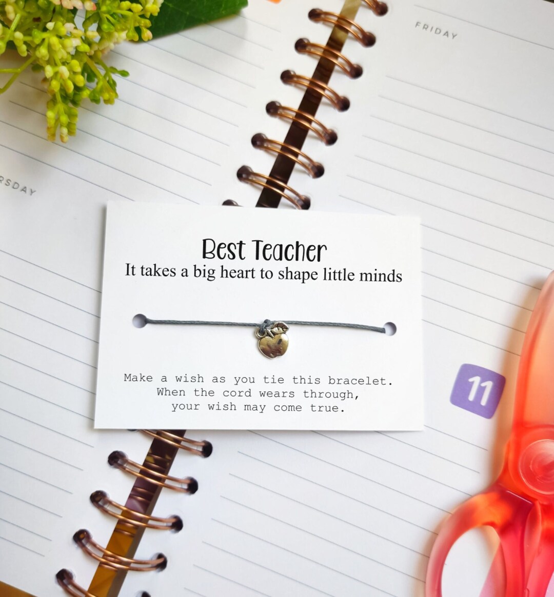 Best Teacher Gift Thank You Teacher Class of 2024 School Leavers Wish ...