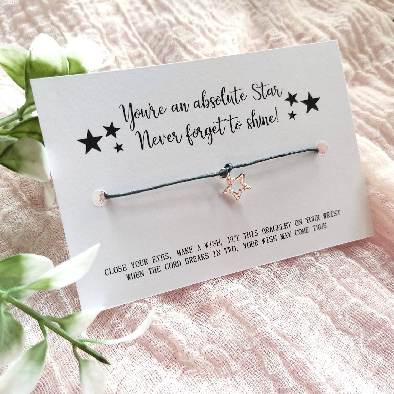 School Leavers Wish Bracelet, Class of 2026 Form Gift, End of School ...