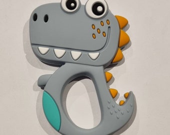 AU Seller. Silicone Dinosaur teethers. 4 colours.