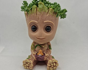 Groot Baby Planter Pot / Groot Pen Holder / Groot Action Figure / Groot Key Holder / Galaxy of the Guardians Action Figure