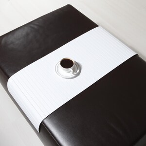 RUNNER FLEXIBLE TRAY-8, Ottoman tray, ottoman table top, ottoman cocktail tray, handmade wide ottoman tray, serving tray,square ottoman tray