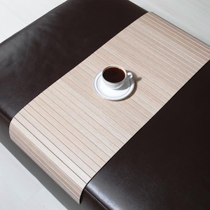 RUNNER FLEXIBLE TRAY-9, Ottoman tray, ottoman table top, ottoman cocktail tray, handmade wide ottoman tray, serving tray,square ottoman tray