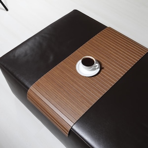 RUNNER FLEXIBLE TRAY-7, Ottoman tray, ottoman table top, ottoman cocktail tray, handmade wide ottoman tray, serving tray,square ottoman tray