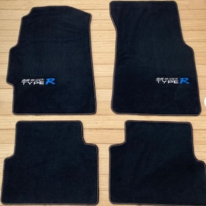 For Honda Acura integra DC2 Mugen type R Coupe Floor mats carpet Black Set of4 1995/01
