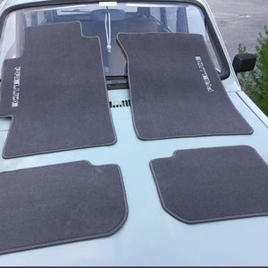 For Honda Prelude Turbo Si EX 4WS Floor Mats Carpet Gray Set of4 1988/1991