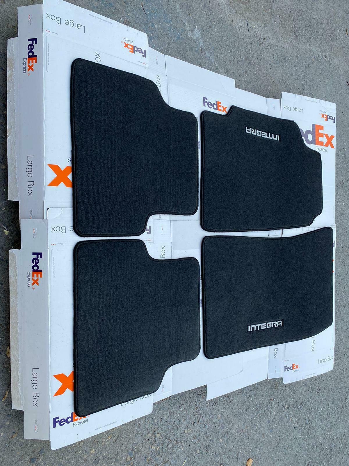 Fit for 1990-93 Acura Integra LS 2 Door Coupe Floor Mats Charcoal
