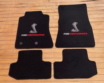 Fit For Ford Performance Mustang Shelby floor mats carpet Black A+ Quality 2015-2023 4Pcs