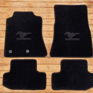 Fit For Ford Mustang Shelby GT 350 GT 500 Bullitt floor mat carpet 2015-2021 BLACK