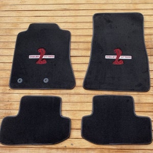 Fit For Ford Mustang Shelby GT 500 floor mat mats carpet Set of 4 2015-23 BLACK
