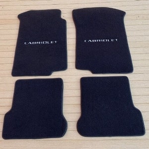 Fit For VW Golf Mk2 Cabriolet Velour floor mat mats carpet 4pcs 1983-92