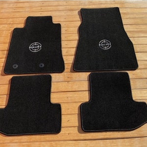 Fit For Compatible with Mustang BULLITT floor mats carpet Black A+ Quality 2015-2023 4Pcs
