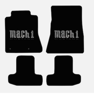 Fit For Ford Mustang Mach 1 floor mat mats carpet 4pcs  2015-2023 BLACK