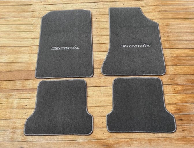 For vw Corrado Coupe G60 Floor mats carpet set of4 GRAY LHD NEW 1988-1995