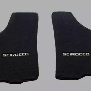 Fit For VW Scirocco Mk1 floor mat mats carpet black only front 2 seater 1974-1982