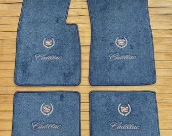 Fit For Deville Coupe Con. Hardtop Floor Mats Carpet 1965-70 / Blue set of 4