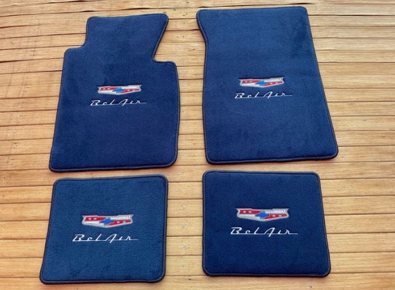 Blue chevy floor mats discount
