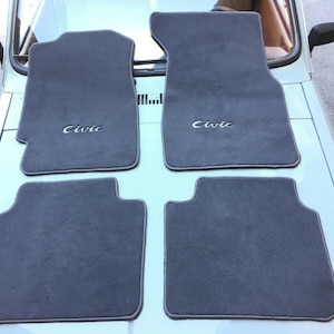 For Honda Civic 3dr Mats carpet set gray 1992-95 eg6 eg9 eg2 eg8 ej6 hb CX DX VX Si