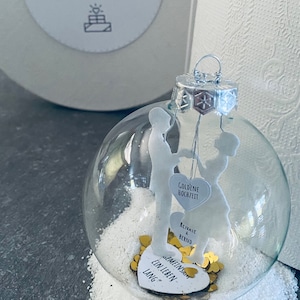 Bola da memória para o seu casamento * Bodas de Prata ou Ouro * Bodas de Diamante Lembranças lindamente embaladas! Em vez de um cartão * como presente em dinheiro