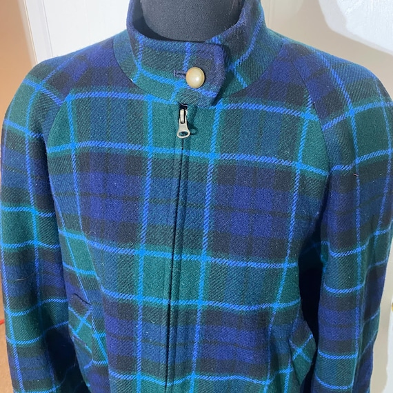 Pendleton wool Harrington jacket Vintage Womans L… - image 7