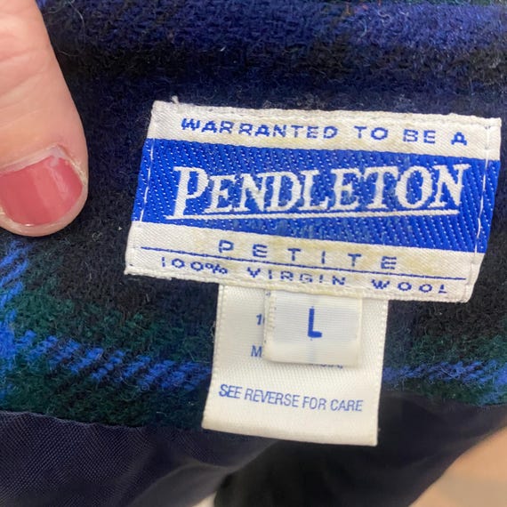 Pendleton wool Harrington jacket Vintage Womans L… - image 11