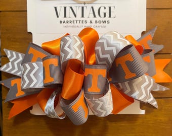 Grand nœud pour cheveux Tennessee Volunteers fait main