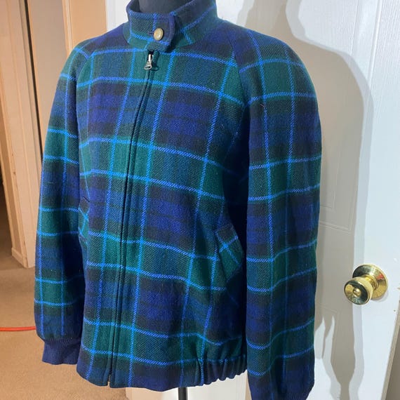 Pendleton wool Harrington jacket Vintage Womans L… - image 2