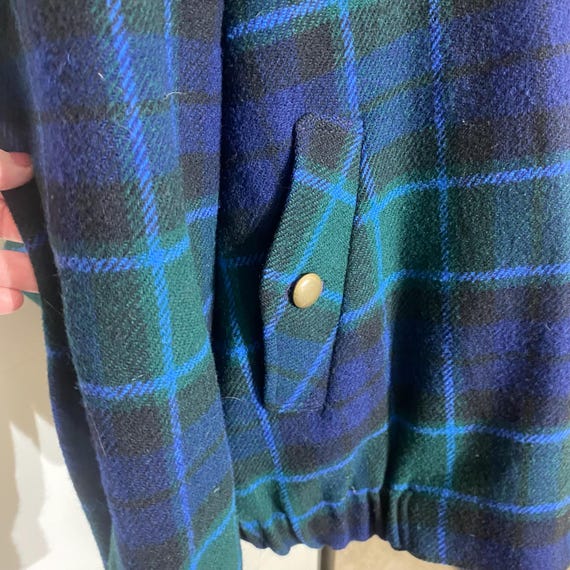 Pendleton wool Harrington jacket Vintage Womans L… - image 6