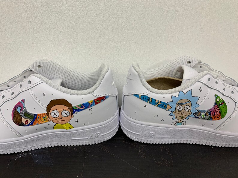 rick and morty nike trainers
