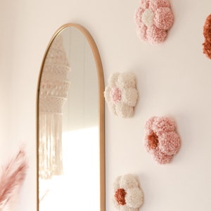 Pom Pom Daisies Set | Handmade Pom Pom Daisy Wall Hangings | Ellana Collective