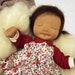 Waldorf style tan baby doll 15 inch 38 cm - Ready to go soft Steiner doll